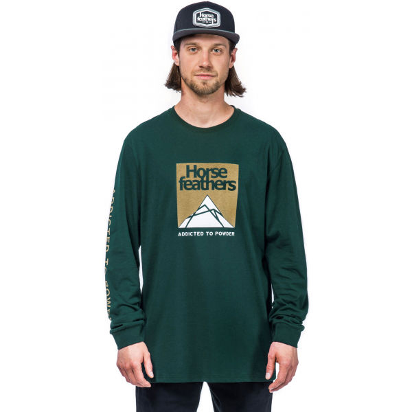 Horsefeathers LEX LS T-SHIRT  XL - Pánské triko s dlouhým rukávem Horsefeathers