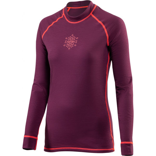 Klimatex JANNE vínová M - Dámské funkční triko Klimatex