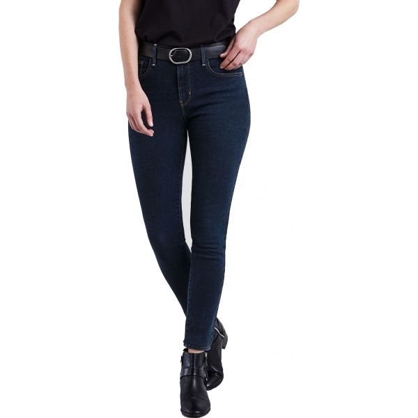 Levi's 720 HIRISE SUPER SKINNY tmavě modrá 25/30 - Dámské kalhoty Levi's
