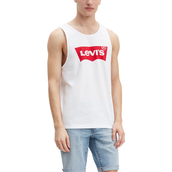 Levi's GRAPHIC TANK TOP HM TANK SSNL WHITE GRAP bílá L - Pánské tílko Levi's