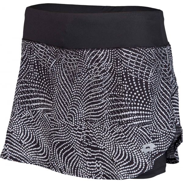 Lotto X-RUN SKIRT PRT PL W černá XL - Dámská sportovní sukně Lotto