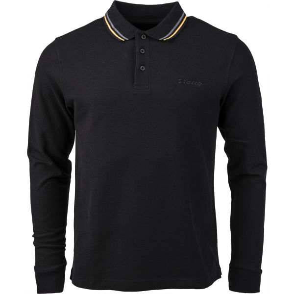 Lotto POLO CLASSICA LS PQ  M - Pánské polo triko s dlouhým rukávem Lotto