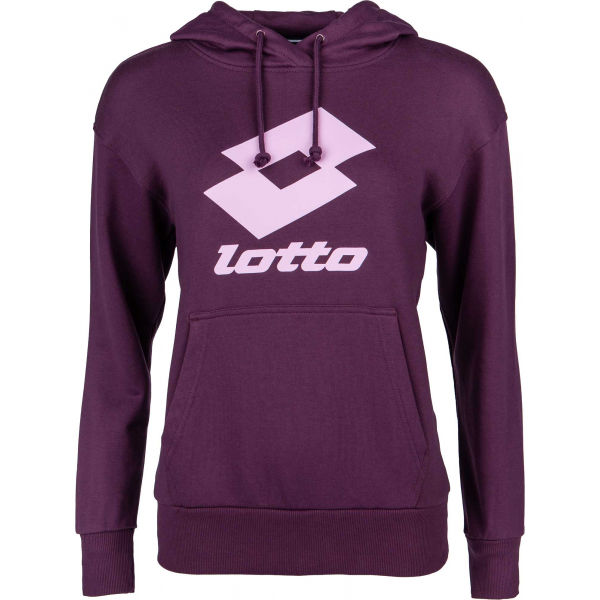 Lotto SMART W II SWEAT HD FT vínová M - Dámská mikina Lotto