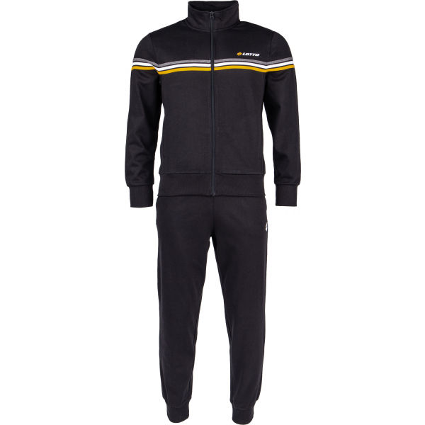 Lotto SUIT DUAL III RIB FL černá M - Pánská souprava Lotto