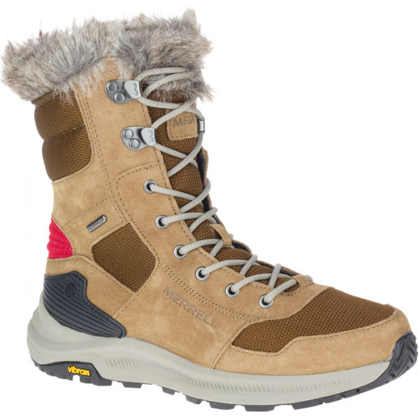 Merrell ONTARIO TALL PLR WP hnědá 7 - Dámské zimní boty Merrell