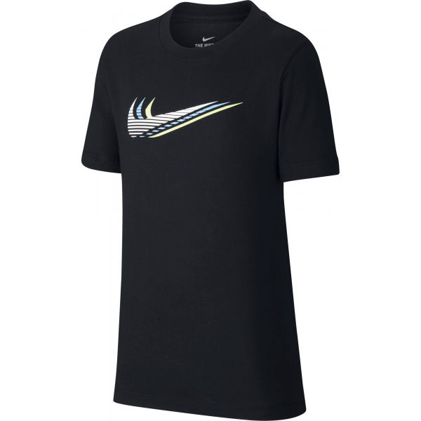 Nike NSW TEE TRIPLE SWOOSH U černá XL - Dětské tričko Nike
