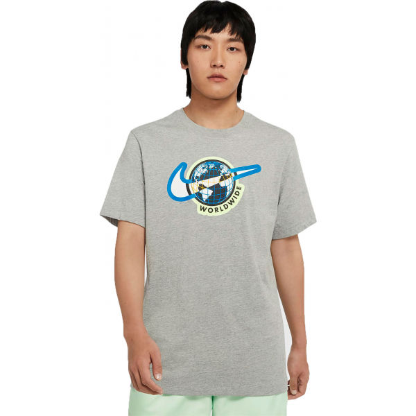 Nike NSW SS TEE SWOOSH WORLDWIDE M  XL - Pánské tričko Nike
