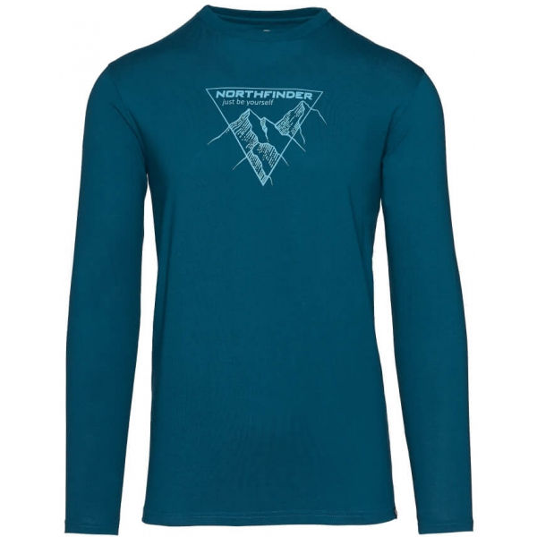Northfinder VANPY  L - Pánské bavlněné tričko s potiskem Northfinder