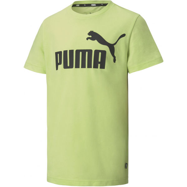 Puma ESS LOGO TEE B zelená 140 - Pánské triko Puma