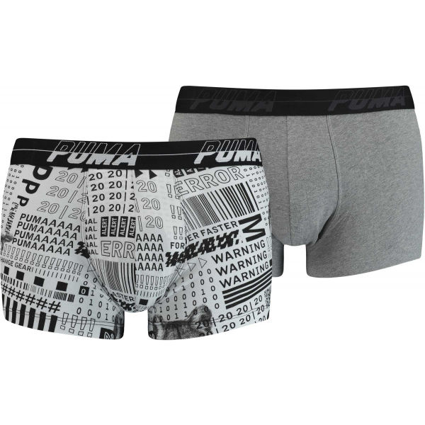 Puma ACTIVISM AOP TRUNK 2P  L - Pánské boxerky Puma