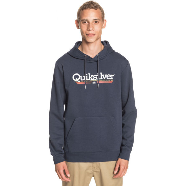 Quiksilver TROPICAL LINES SCREEN FLEECE  L - Pánská mikina Quiksilver