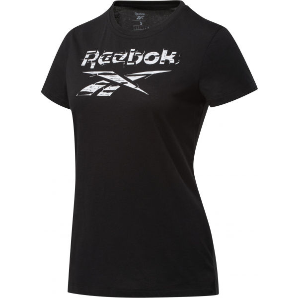 Reebok TE GRAPHIC TEE STACK LOGO  S - Dámské tričko Reebok