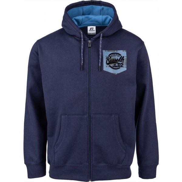 Russell Athletic PRINTED HOODY SWEATSHIRT  L - Pánská mikina Russell Athletic