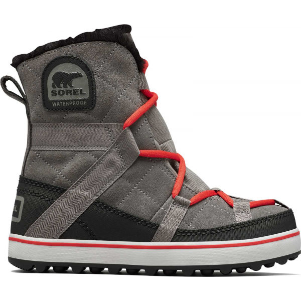 Sorel GLACY EXPLORER SHORTIE šedá 9 - Dámská zimní obuv Sorel