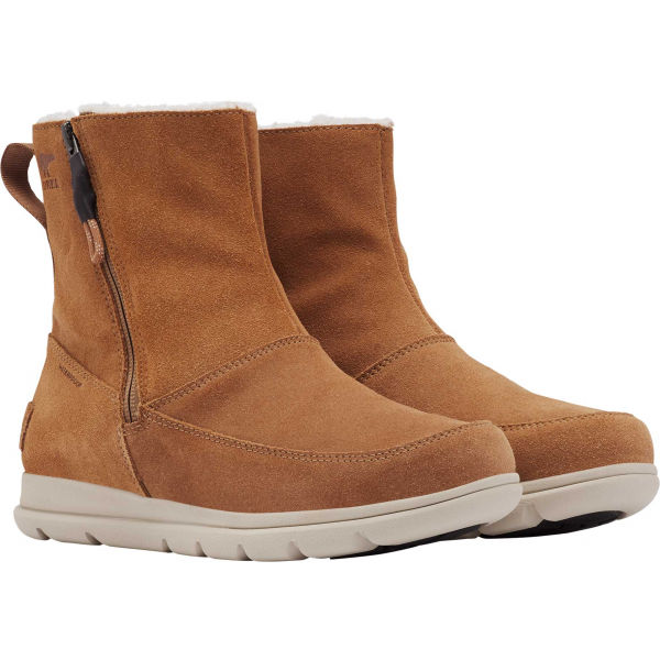Sorel EXPLORER  ZIP hnědá 5.5 - Dámská zimní obuv Sorel