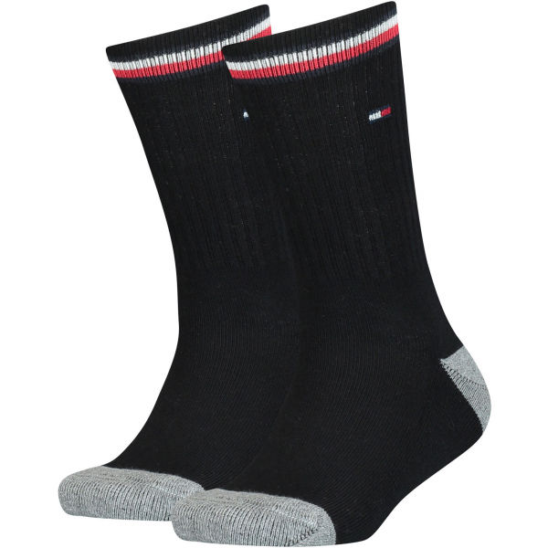 Tommy Hilfiger KIDS ICONIC SPORTS SOCK 2P  35 - 38 - Dětské ponožky Tommy Hilfiger