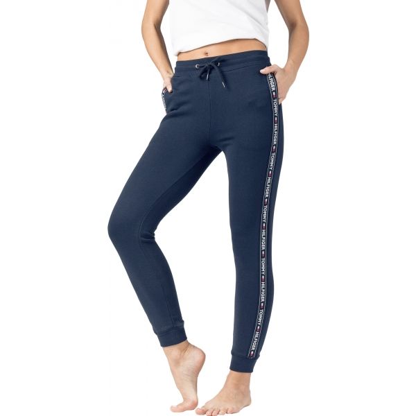 Tommy Hilfiger TRACK PANT HWK tmavě modrá L - Dámské tepláky Tommy Hilfiger