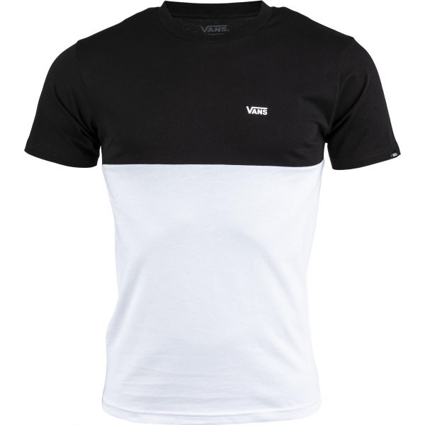 Vans EU M COLORBLOCK TEE bílá S - Pánské tričko Vans