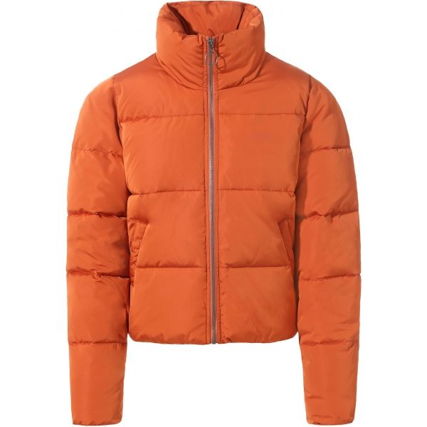 Vans WM FOUNDRY PUFFER oranžová L - Dámská zimní bunda Vans