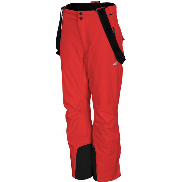 4F WOMEN´S SKI TROUSERS červená XL - Dámské lyžařské kalhoty 4F