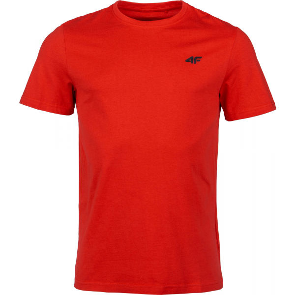 4F MEN´S T-SHIRT červená S - Pánské tričko 4F