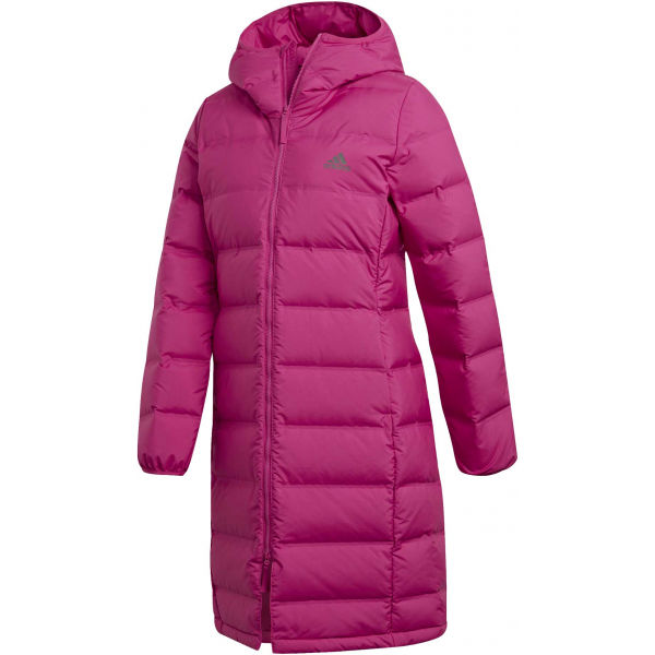 adidas W HELIONIC PARKA červená M - Dámský kabát adidas