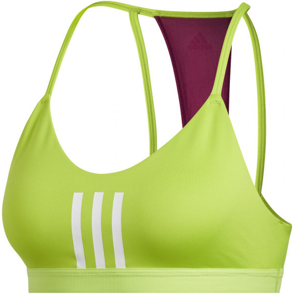 adidas AM 3S MESH BRA zelená L - Dámská podprsenka adidas