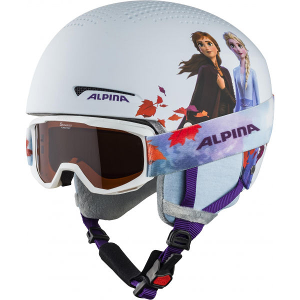 Alpina Sports ZUPO DISNEY SET  (48 - 52) - Dětská lyžařská helma a brýle Alpina Sports