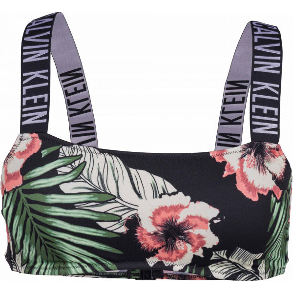 Calvin Klein BANDEAU-RP-PRINT  L - Dámský vrchní díl plavek Calvin Klein