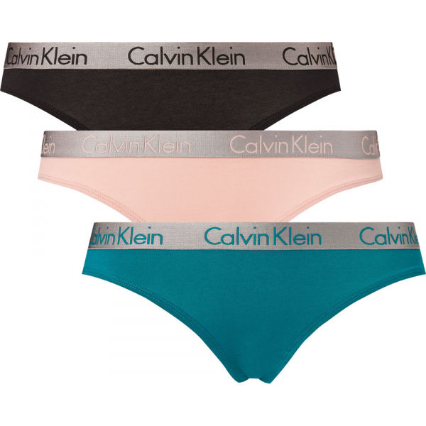 Calvin Klein BIKINI 3PK  L - Dámské kalhotky Calvin Klein