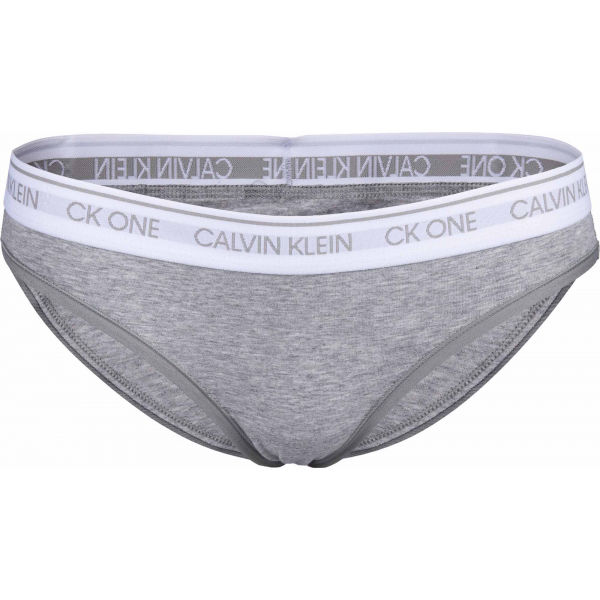Calvin Klein BIKINI šedá XS - Dámské kalhotky Calvin Klein