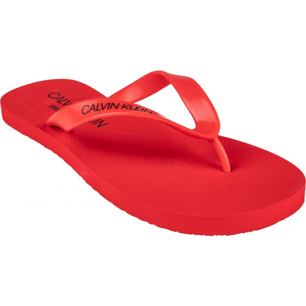 Calvin Klein FF SANDALS červená 37/38 - Pánské žabky Calvin Klein