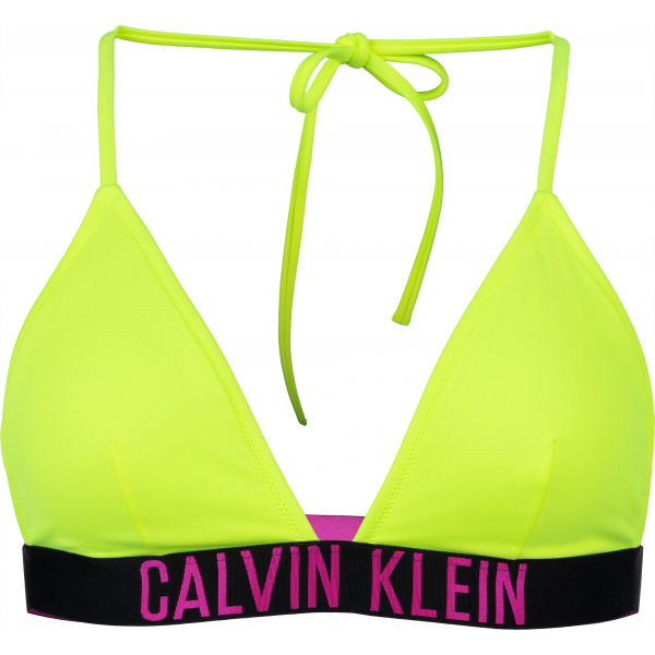 Calvin Klein FIXED TRIANGLE-RP-N  L - Dámský vrchní díl plavek Calvin Klein