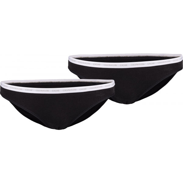 Calvin Klein BIKINI 2PK černá XS - Dámské kalhotky Calvin Klein
