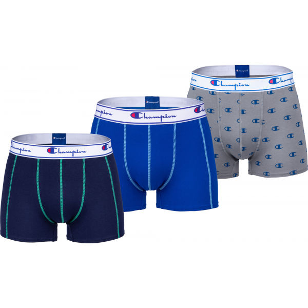 Champion BOXER CHAMPION MIX X3 MIX  S - Pánské boxerky Champion