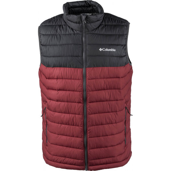 Columbia M POWDER LITE VEST červená M - Pánská termo vesta Columbia