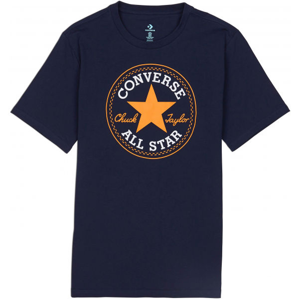 Converse CHUCK PATCH TEE  M - Pánské triko Converse