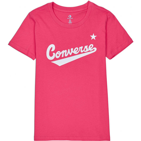 Converse WOMENS NOVA CENTER FRONT LOGO TEE  S - Dámské tričko Converse