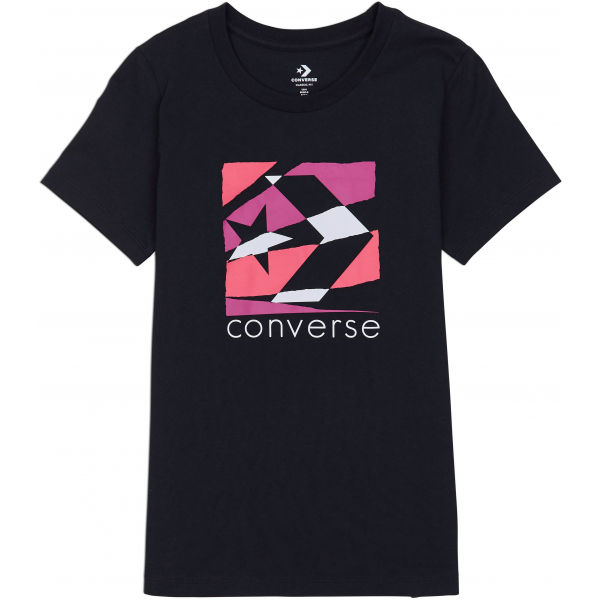 Converse WOMENS TORN CLASSIC TEE  M - Dámské tričko Converse