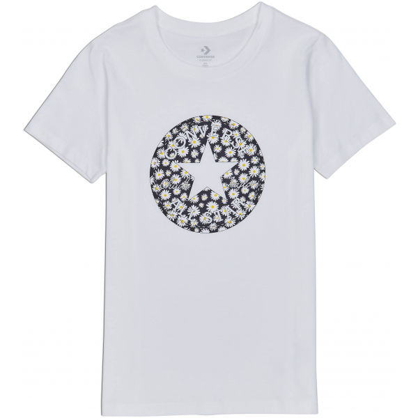 Converse WOMENS CHUCK PATCH DAISY INFILL CLASSIC TEE  S - Dámské tričko Converse