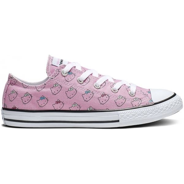 Converse CHUCK TAYLOR ALL STAR HELLO KITTY růžová 33 - Dívčí nízké tenisky Converse