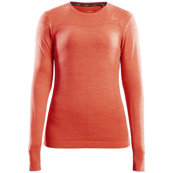 Craft FUSEKNIT COMFORT RN LS W růžová S - Dámské funkční triko Craft