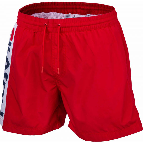 Fila HITOMI BEACH SHORTS červená XXL - Pánské šortky Fila