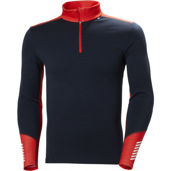Helly Hansen LIFA MERINO MIDWEIGHT 1/2 ZIP  M - Pánské Merino triko Helly Hansen