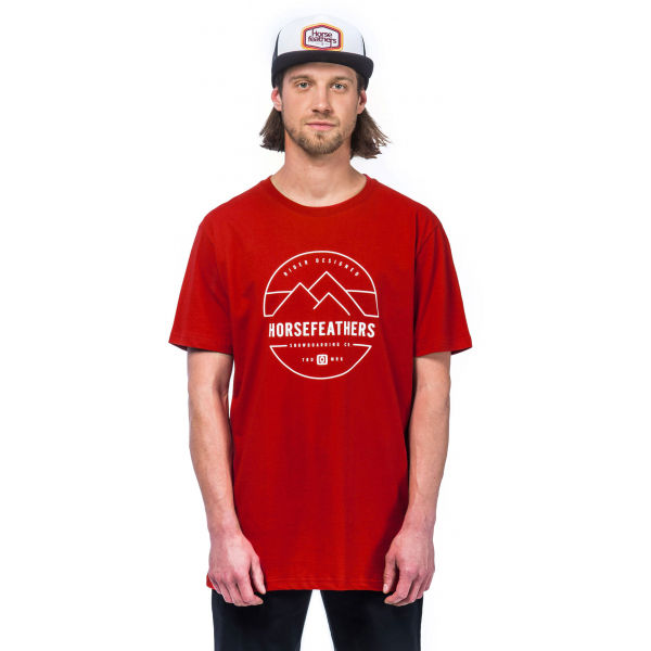 Horsefeathers TRENT SS T-SHIRT  M - Pánské tričko Horsefeathers