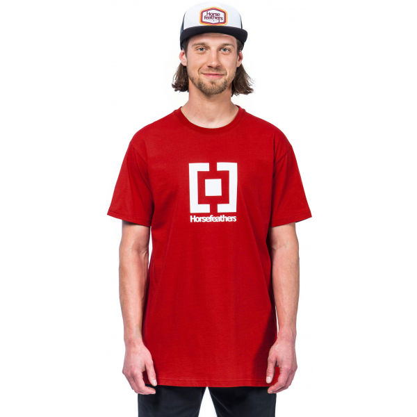 Horsefeathers BASE T-SHIRT  S - Pánské tričko Horsefeathers