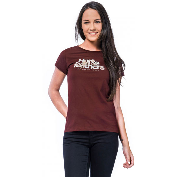 Horsefeathers SELF LOVE TOP  XS - Dámské tričko Horsefeathers