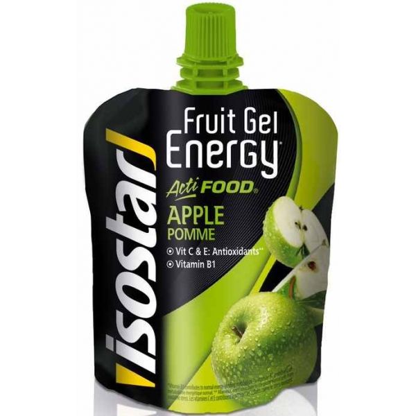 Isostar ENERGY GEL JABLKO 90G  NS - Energetický gel s kousky ovoce Isostar