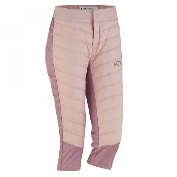 KARI TRAA EVA HYBRID CAPRI světle růžová XS - Dámské funkční 3/4 kalhoty KARI TRAA