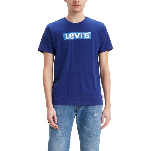 Levi's GRAPHIC SET-IN NECK 2 modrá L - Pánské tričko Levi's